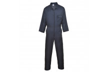 C803 Nylon Zip Coverall Navy Large