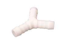 10MM ID EQUAL Y PIECE PUSH-ON WHITE