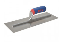 R.S.T. Plasterer\'s Finishing Trowel Stainless Steel Soft Touch Handle 16 x 4in