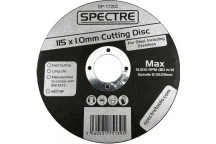 115MM X 1MM X 22MM  INOX  CUTTING DISC FOR STEELS/STAI ref: SP-17202