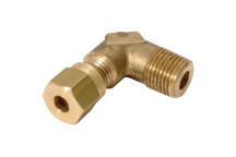 1/4\" BSPT Male x 12mm OD Male Stud Elbow