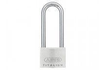 ABUS Mechanical 64TI/50mm TITALIUM Padlock 80mm Long Shackle
