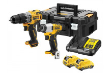 DEWALT DCK2111L2T XR Brushless Sub-Compact Twin Pack 12V 2 x 3.0Ah Li-ion