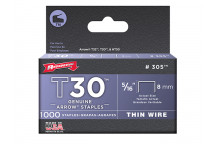 Arrow T30 Staples 305IP 8mm (5/16in) Box 5000