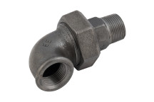 3/4\"BSP MXF90 UNI.TAP.ELB. BLK