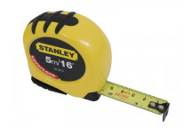 Stanley Tools Leverlock Tape 5m/16ft (Width 19mm)