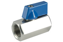 3/8\" BSPP 316 SS Ball Valve Hex Viton Seal