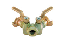 G1\" F DOUBLE THROTTLE VALVE AND COUPLING