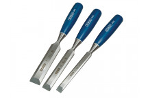 Stanley Tools 5002 Bevel Edge Chisel Set, 3 Piece: 12 18 & 25mm