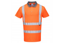 RT22 Hi-Vis Short Sleeved Polo RIS Orange Large
