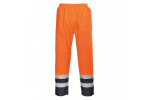 S486 Hi-Vis Two Tone Traffic Trousers Orange Medium