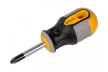 Roughneck Stubby Screwdriver Pozidriv Tip PZ2 x 38mm