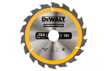 DEWALT Portable Construction Circular Saw Blade 184 x 30mm x 18T