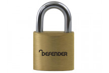 DEFENDER Brass Padlock 30mm Keyed Alike