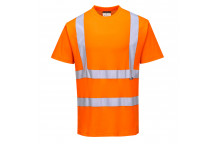 S170 Cotton Comfort Short Sleeve T-Shirt Orange Small