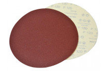 Faithfull Plain Dry Wall Sanding Discs 225mm Assorted (Pack 10)