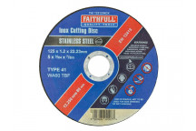 Faithfull Inox Cutting Disc 125 x 1.2 x 22.23mm
