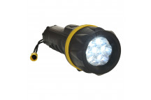 PA60 7 LED Rubber Torch  Yellow/Black