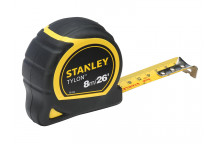 Stanley Tools Tylon Pocket Tape 8m/26ft (Width 25mm) Loose