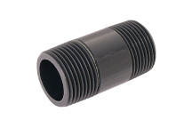 1\" ID ABS EQUAL BARREL NIPPLE LGREY