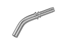 14mm OD Standpipe 45? Swept Hose Tail 3/8\" Hose ID
