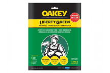 Oakey Liberty Green Aluminium Oxide Sheets 230 x 280mm Assorted (3)