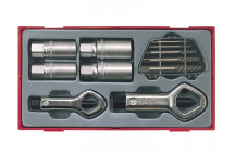 Teng TTSN11 Stud & Nut Remover Set, 11 Piece
