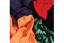 LISTER COLOURED T-SHIRT WIPER RAG 10KG PACK (MIX COLOURS)