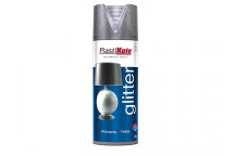 PlastiKote Glitter Effect Spray Silver 400ml
