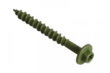 ForgeFix Torxfast Hex Head Timber Fixing Screws Green 65mm Box 50