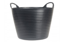 Faithfull Heavy-Duty Polyethylene Flex Tub 42 litres Black