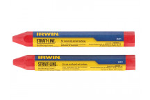 IRWIN STRAIT-LINE  Crayon Red (Card 2)