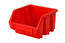 Faithfull Interlocking Storage Bin Size 1 Red 116 x 112 x 75mm