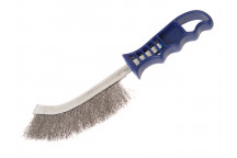 Faithfull Wire Scratch Brush Stainless Steel Blue Handle