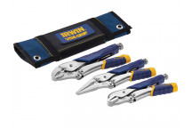 IRWIN Vise-Grip Fast Release Locking Pliers Set of 3 7R 9LN & 10WR