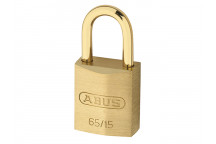 ABUS Mechanical 65MB/15mm Solid Brass Padlock Carded