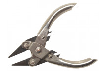 Maun Snipe Nose Pliers Serrated Jaw 125mm (5in)