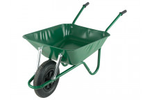 Walsall Boxed 85L Green Easi-Load Builders Wheelbarrow