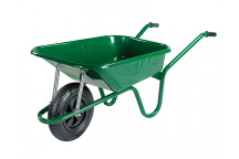 Walsall 90L Green Builders Wheelbarrow