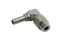 3/4\" SAE Male O-Ring Boss x Hose Tail 90? Elbow