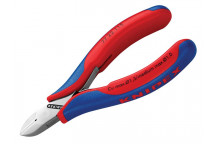 Knipex Electronic Diagonal Cut Pliers - Round Non Bevelled 115mm