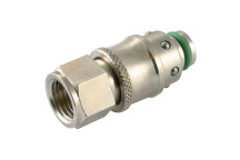 1/4\" BSPP Female 412 Straight Female Socket, BSPP