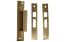 UNION StrongBOLT 2200 Mortice Sashlock Rebate Kit 13mm Polished Brass Box