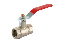 2\" BSPP Brass Ball Valve Red Handle WRAS