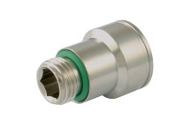 1/2\" BSPP Female 521 Female Plug, BSPP