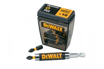 DEWALT Extreme Impact Torsion Bits PZ2 (Tic Tac Box 15) and Holder