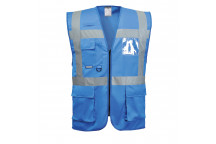 F476 Iona Executive Vest Royal 3 XL