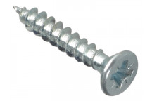 ForgeFix Multi-Purpose Pozi Compatible Screw CSK ST ZP 4 x 25mm Box 200