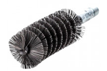 Lessmann Threaded Tube Brush 30mm Steel Wire