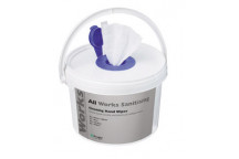 Cleaning Hand Wipes All Works White 1 Tub x 150 Sheets =150 (28 x 28cm)